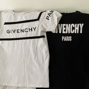 Givenchy Kids Black & White Logo Tee Set